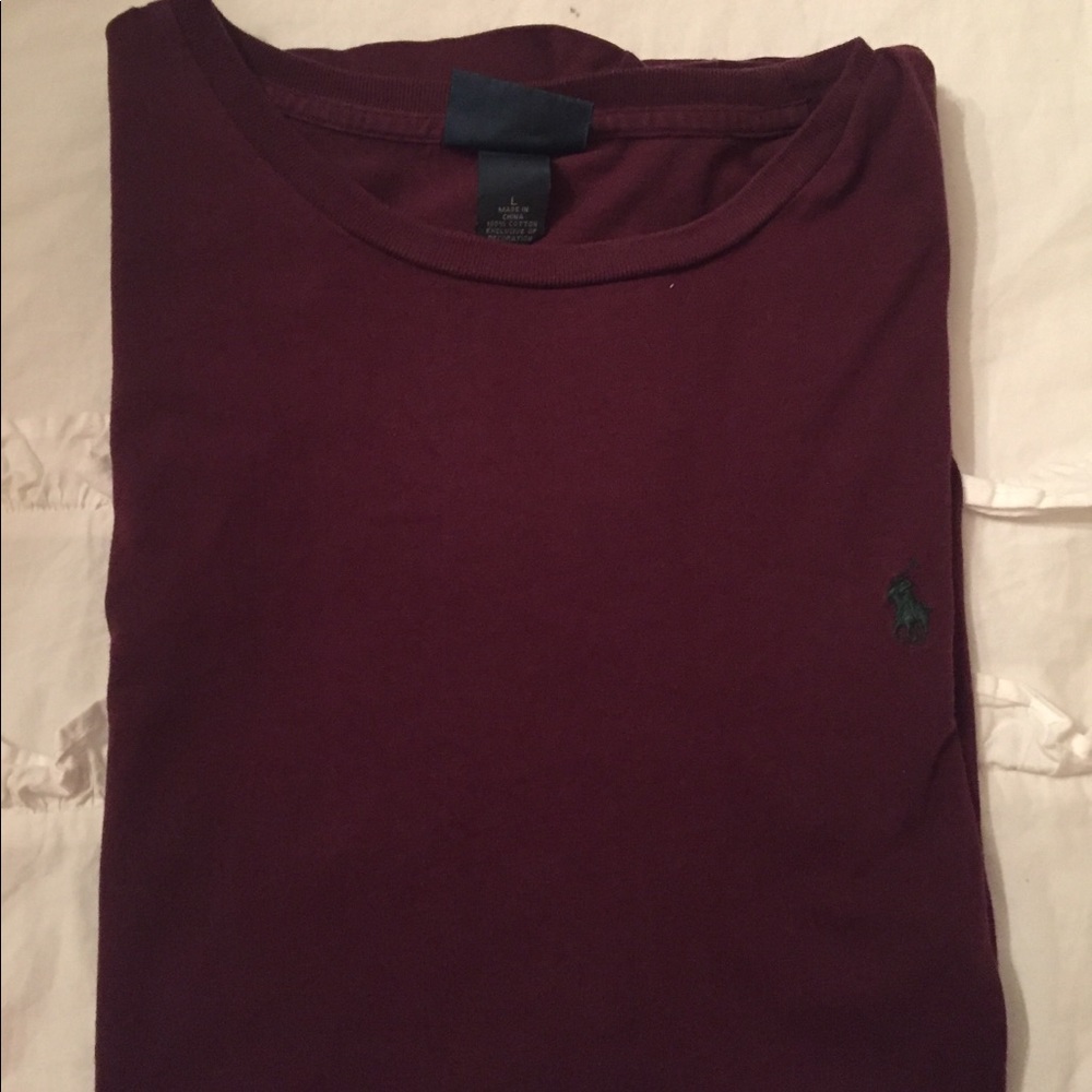 Maroon polo t shirt